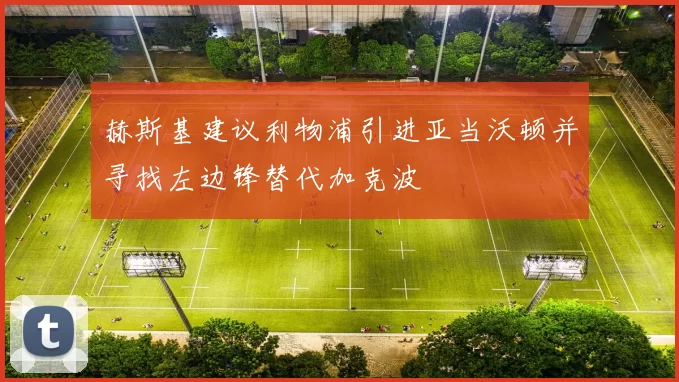 赫斯基建议利物浦引进亚当沃顿并寻找左边锋替代加克波